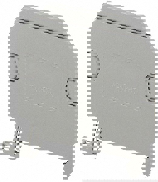 Terminal Block Accessories; Accessory Type: Partition Plate ; For Use With: Single Level Through Feed Terminal Blocks ; Overall Height (Decimal Inch): 2.1000 ; Overall Length (Decimal Inch): 0.1000